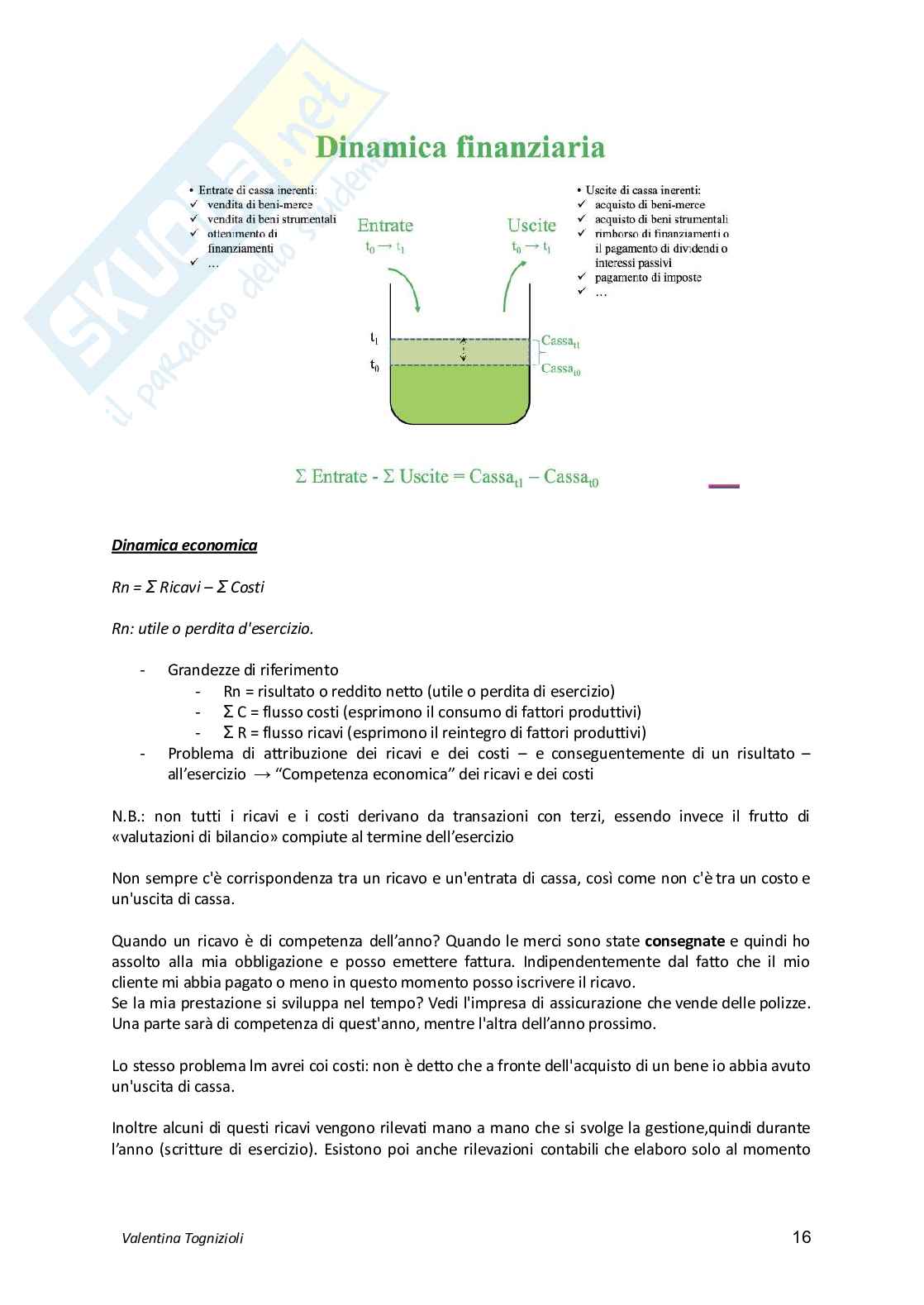 Appunti di Linguaggio dei bilanci Pag. 16