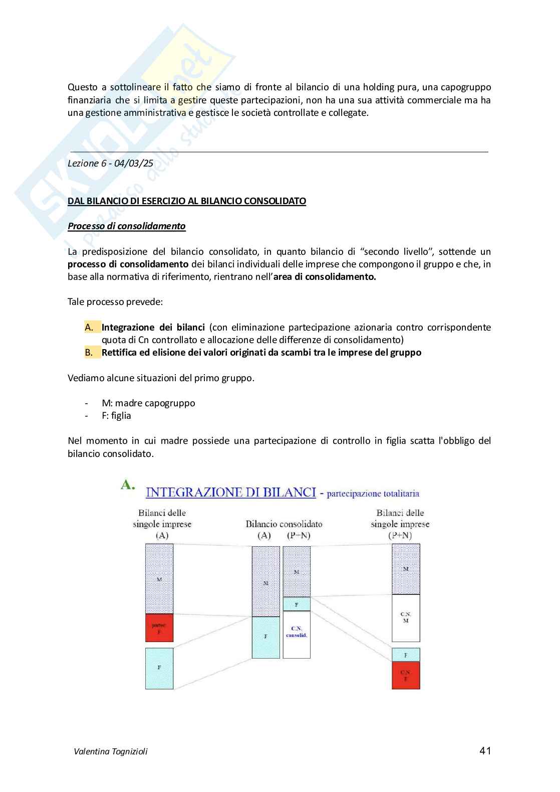 Appunti di Linguaggio dei bilanci Pag. 41