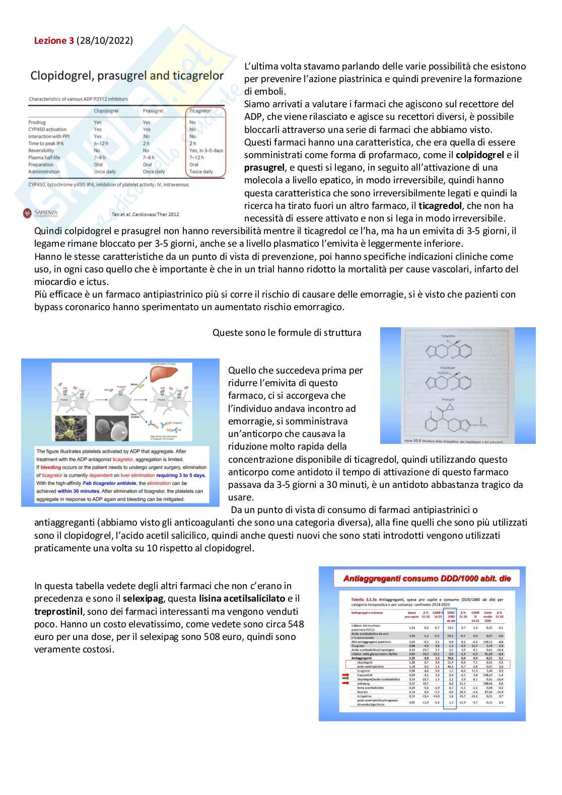 Farmacoterapia 2 - Parte 1 di 4 sul diabete Pag. 1