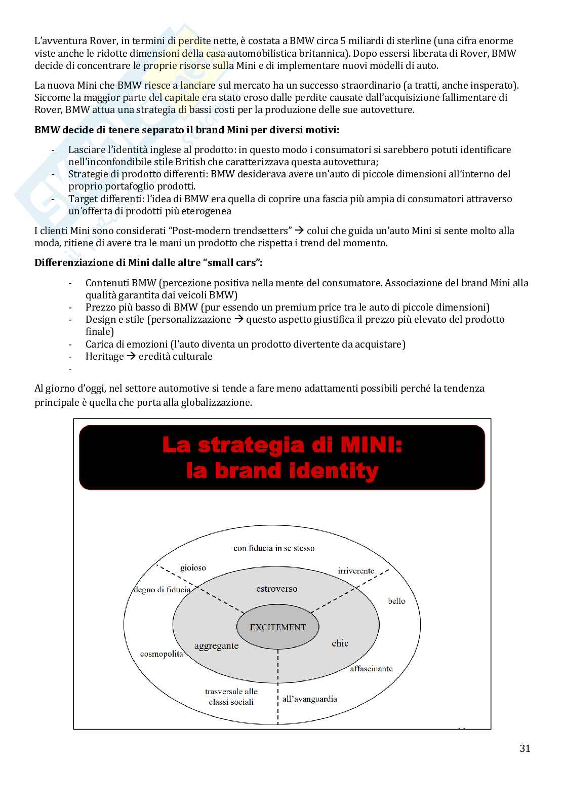 Appunti completi di Corporate Strategy + domande esame + testimonianze Pag. 31