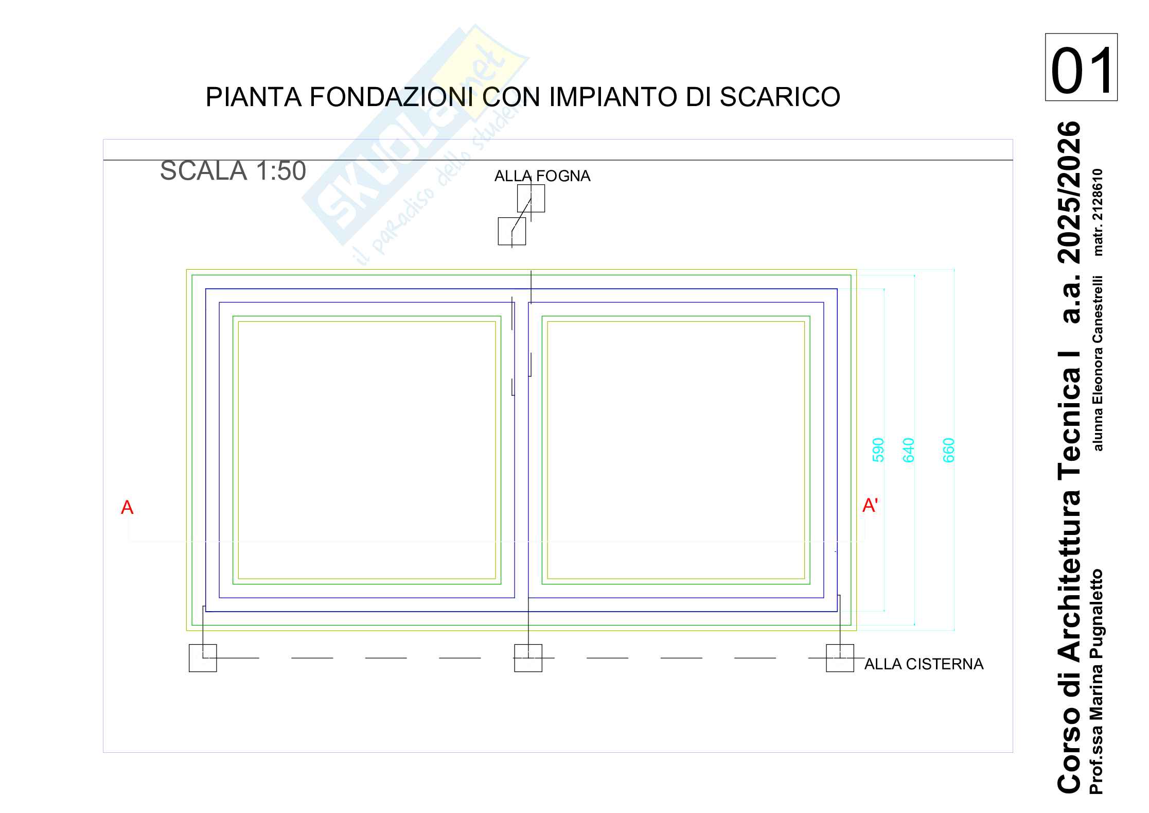 PDF prima esercitazione svolta di Architettura tecnica Pag. 6