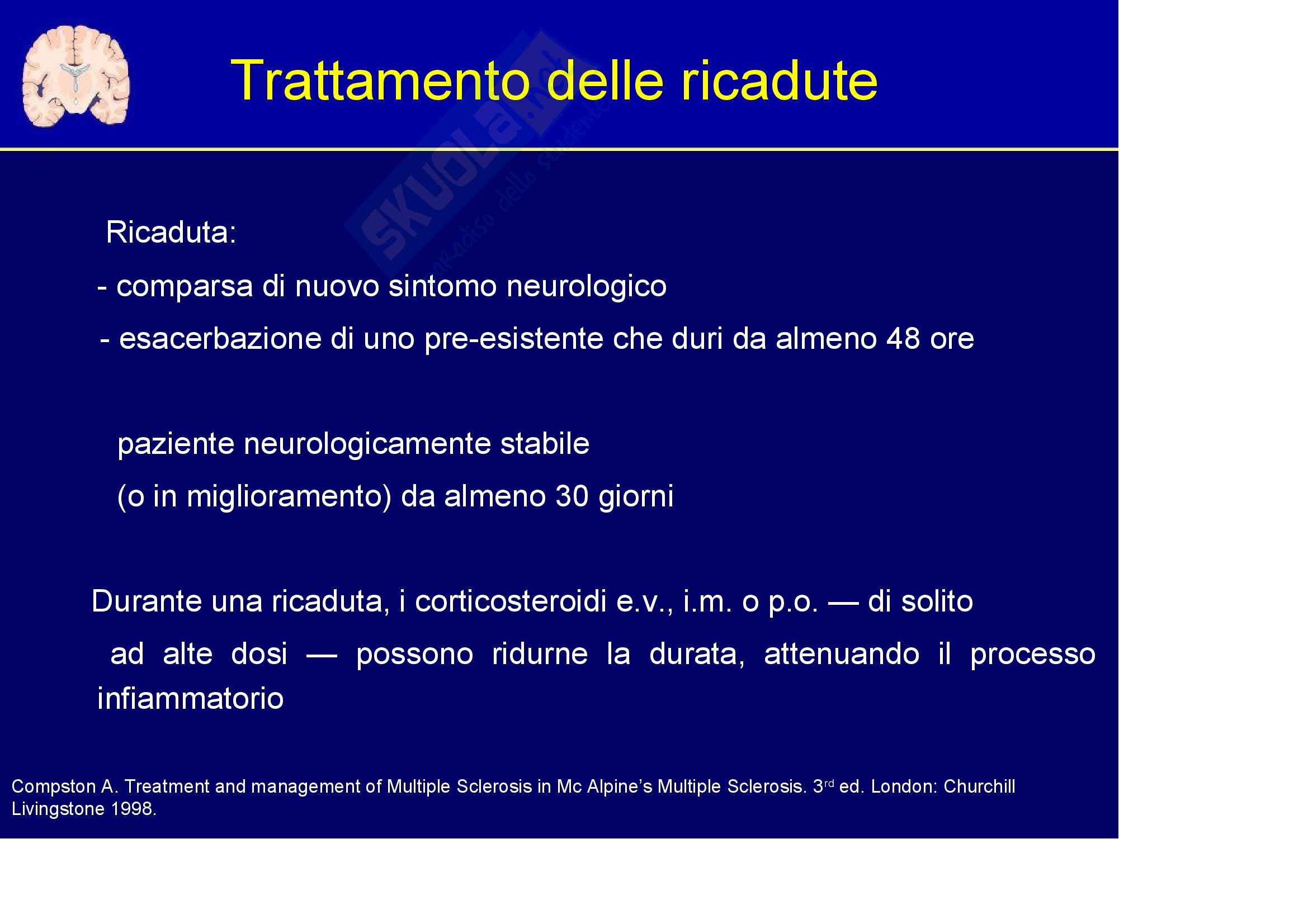 Neurologia – Sclerosi multipla Pag. 26