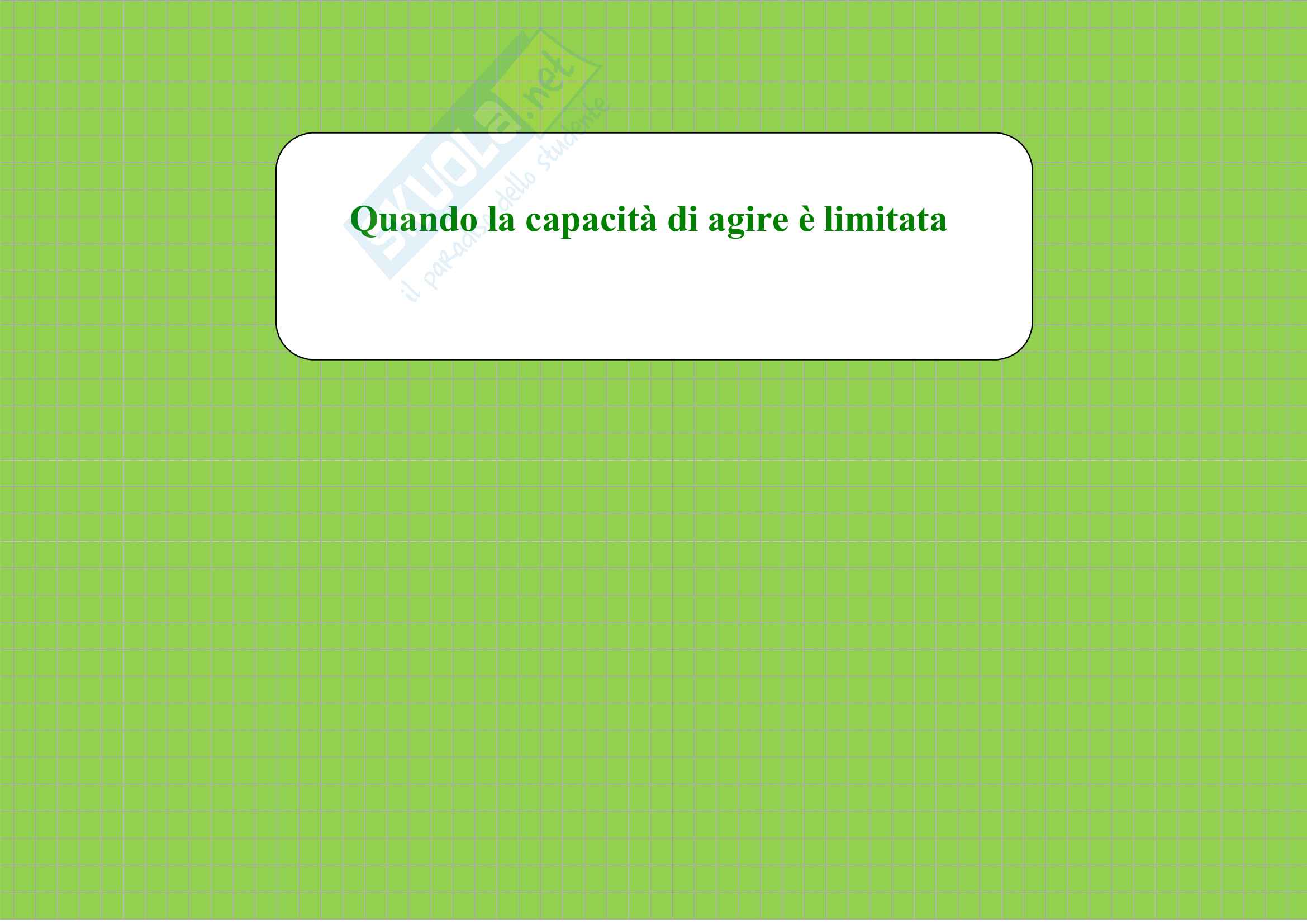 Quando la capacità di agire limitata Pag. 1