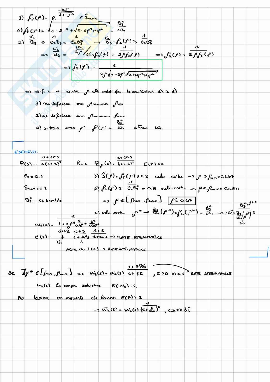 Controlli automatici 1  Pag. 36