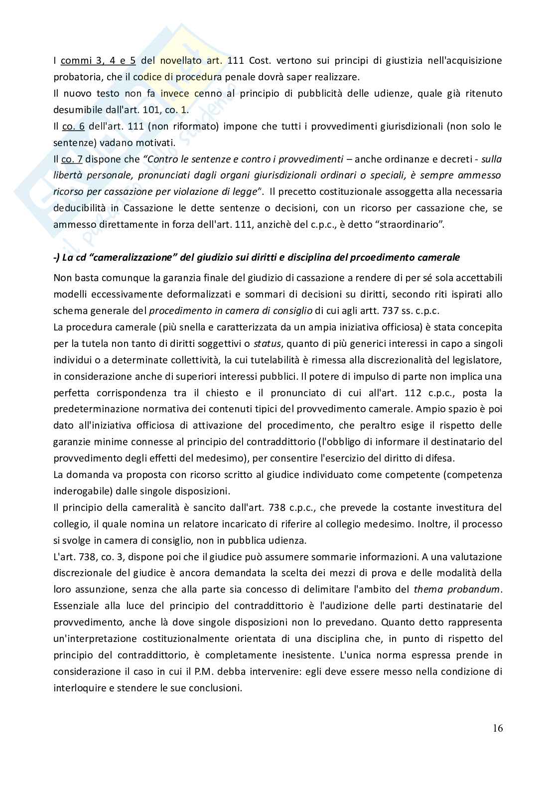 Riassunto esame Diritto processuale civile, Prof. Salvaneschi Laura Eugenia Maria, libro consigliato Spiegazioni di diritto processuale civile - Vol. 1 (2023), Consolo Pag. 16