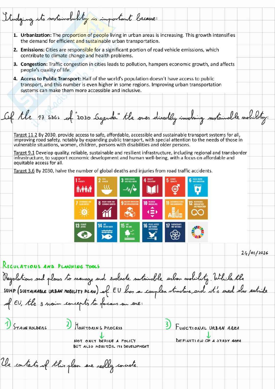 Sustainable mobility (intero corso per Environmental engineering) Pag. 2