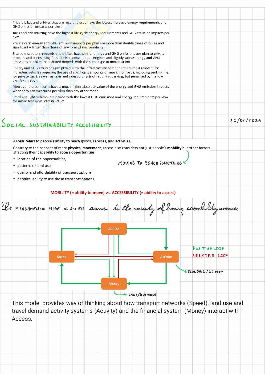 Sustainable mobility (intero corso per Environmental engineering) Pag. 71