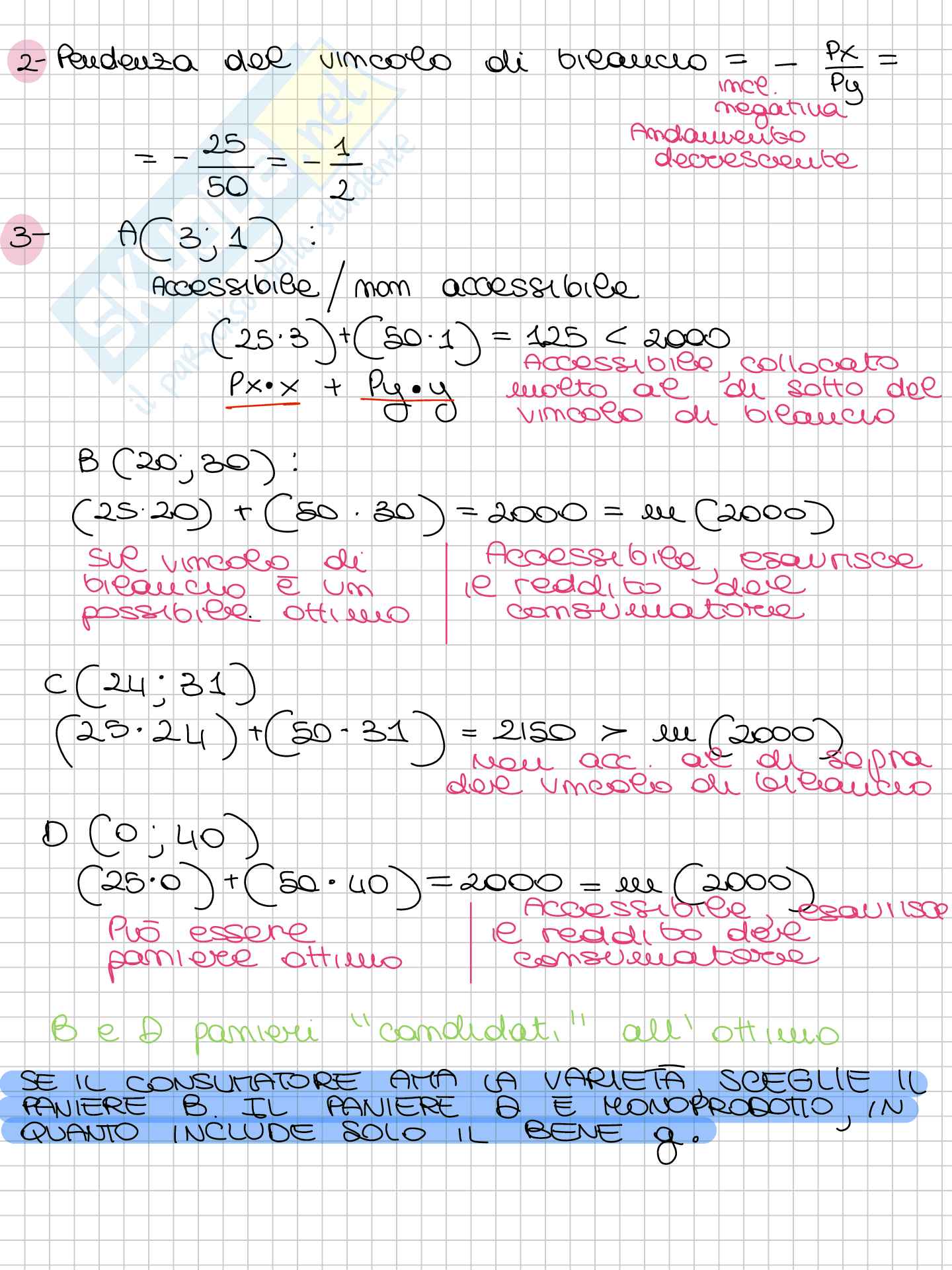 Esercitazioni microeconomia Pag. 2
