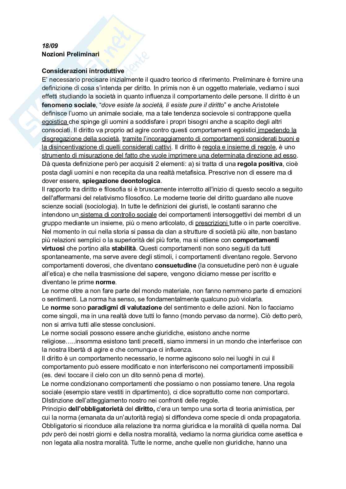 Riassunto esame Diritto costituzionale, Prof. Pedrini Federico, libro consigliato Diritto costituzionale, Vignudelli Pag. 1