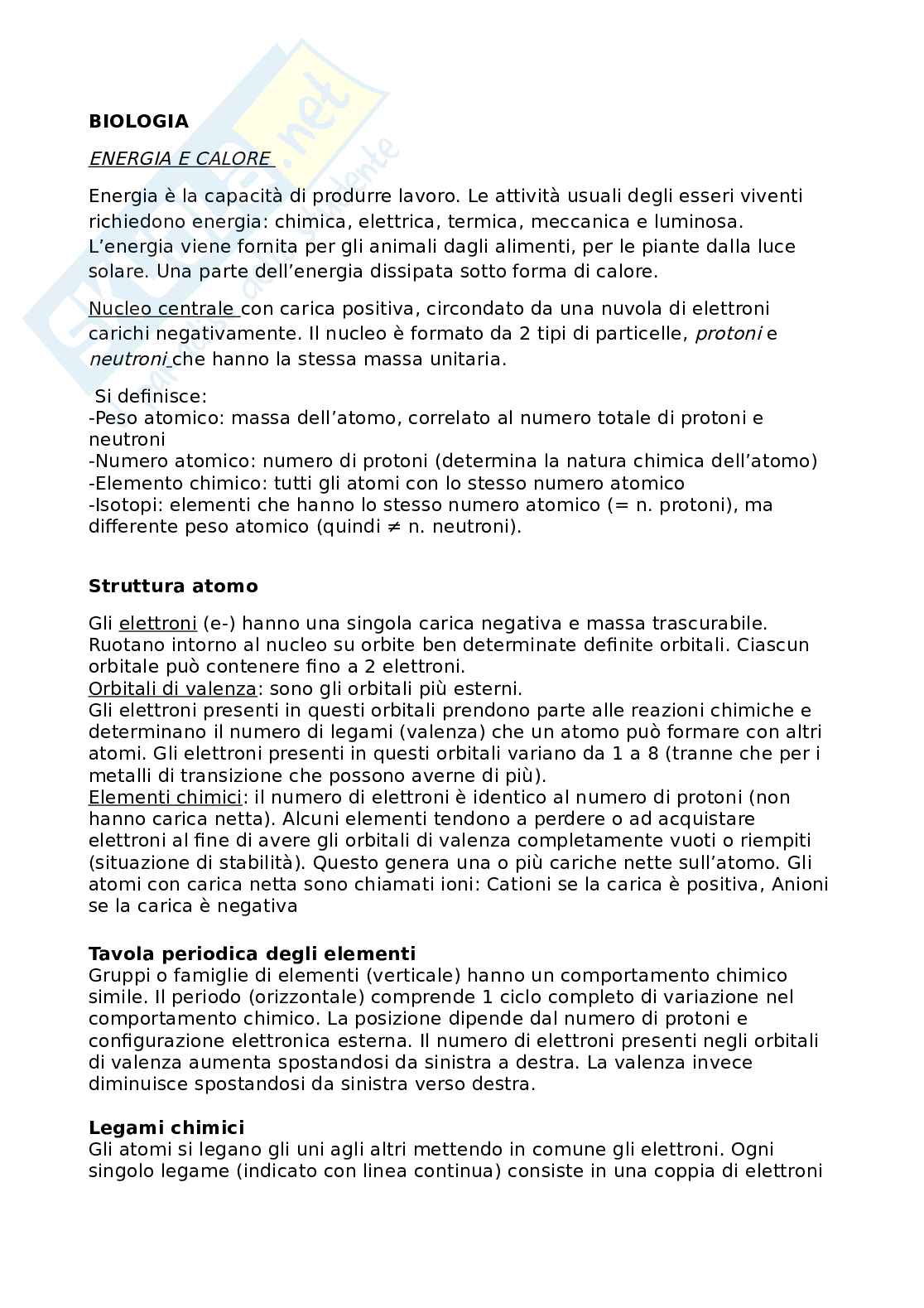 Biologia  Pag. 1