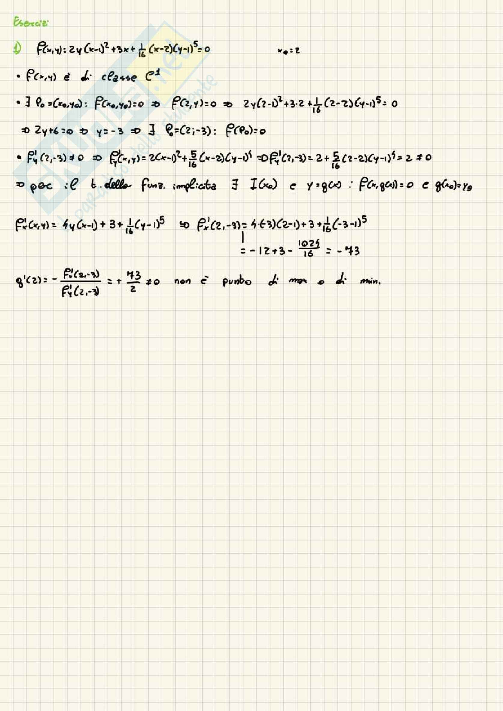Appunti per lo svolgimento esame scritto Analisi matematica 2 Pag. 11