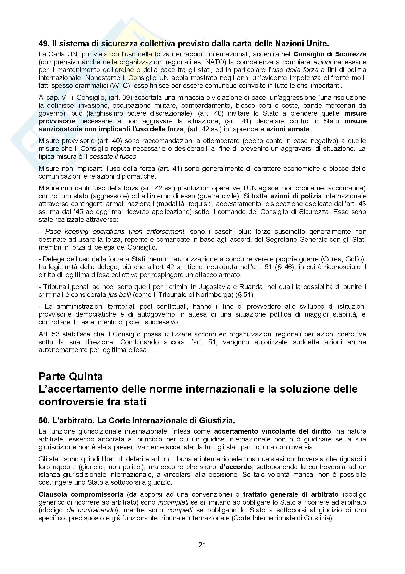 Diritto Internazionale - Appunti Pag. 21
