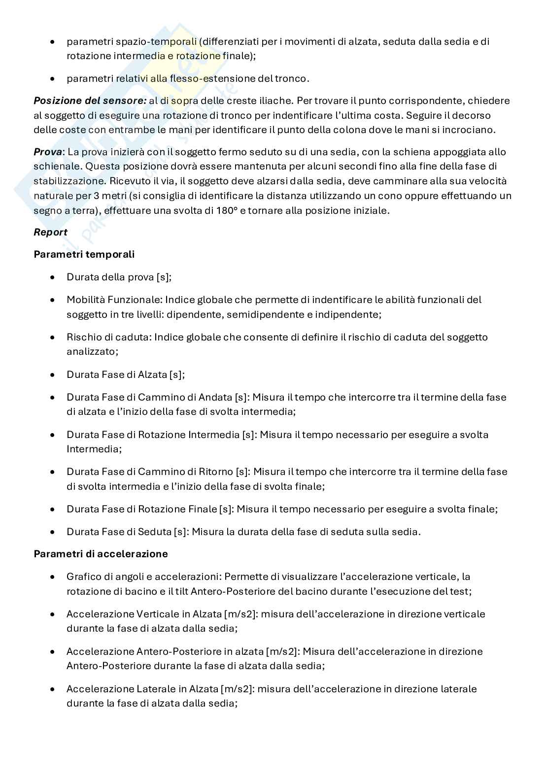Analisi del movimento umano Pag. 26