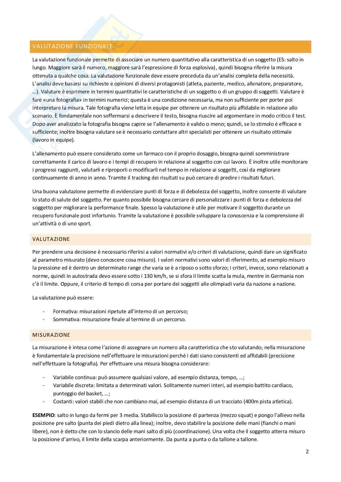 Valutazione funzionale Pag. 2