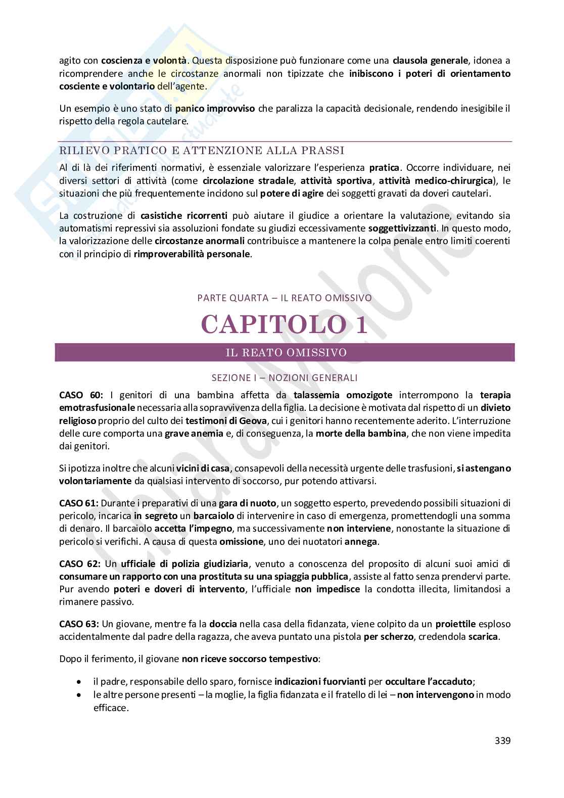 Riassunto esame Diritto penale , Prof. Castaldo Andrea, libro consigliato Diritto penale - parte generale, IX ed.a pag. 581 a 610, da pag. 619 a 667, da pag. 689 a 695, da pag. 735 a 768, Fiandaca, Musco Pag. 16