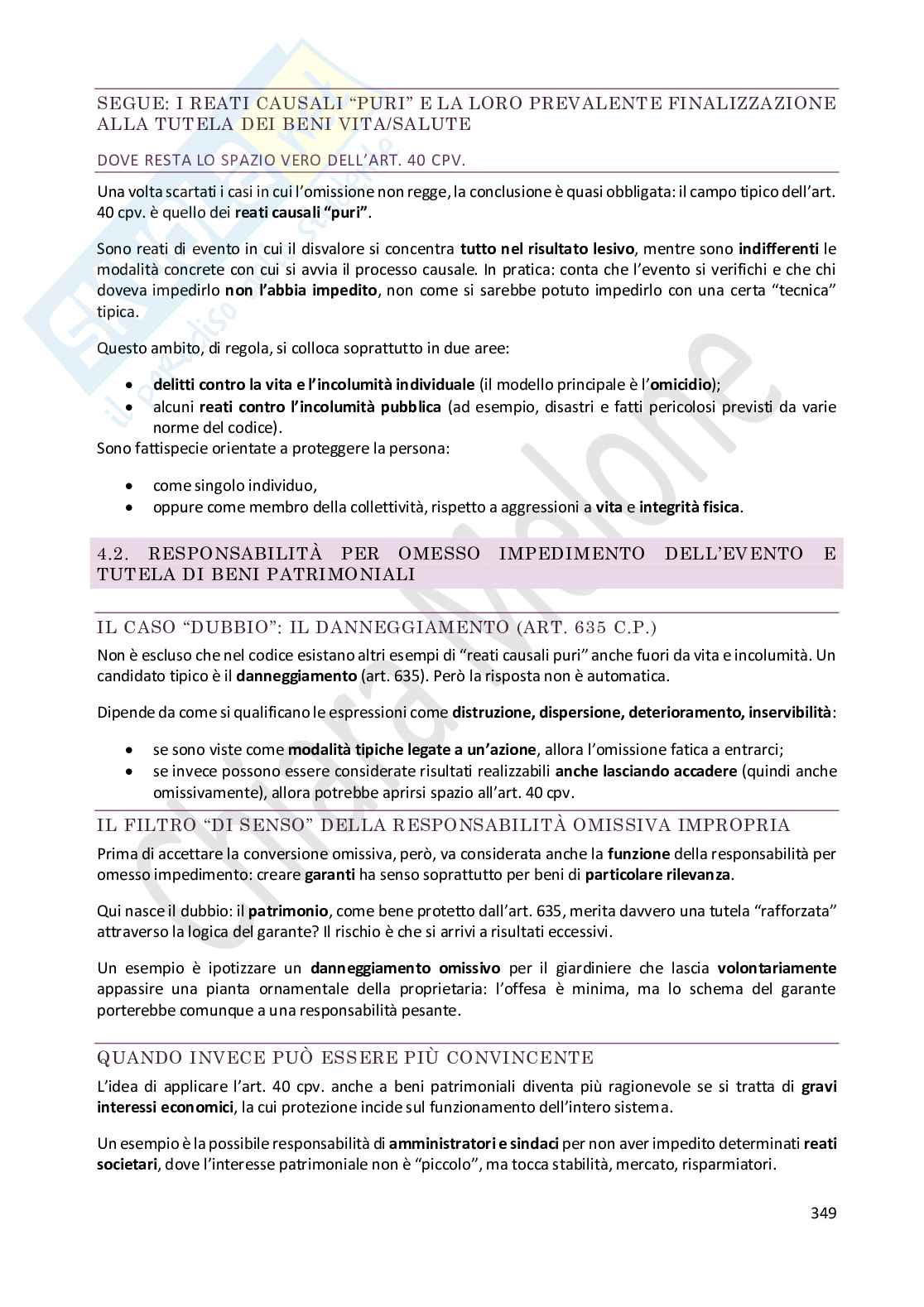 Riassunto esame Diritto penale , Prof. Castaldo Andrea, libro consigliato Diritto penale - parte generale, IX ed.a pag. 581 a 610, da pag. 619 a 667, da pag. 689 a 695, da pag. 735 a 768, Fiandaca, Musco Pag. 26