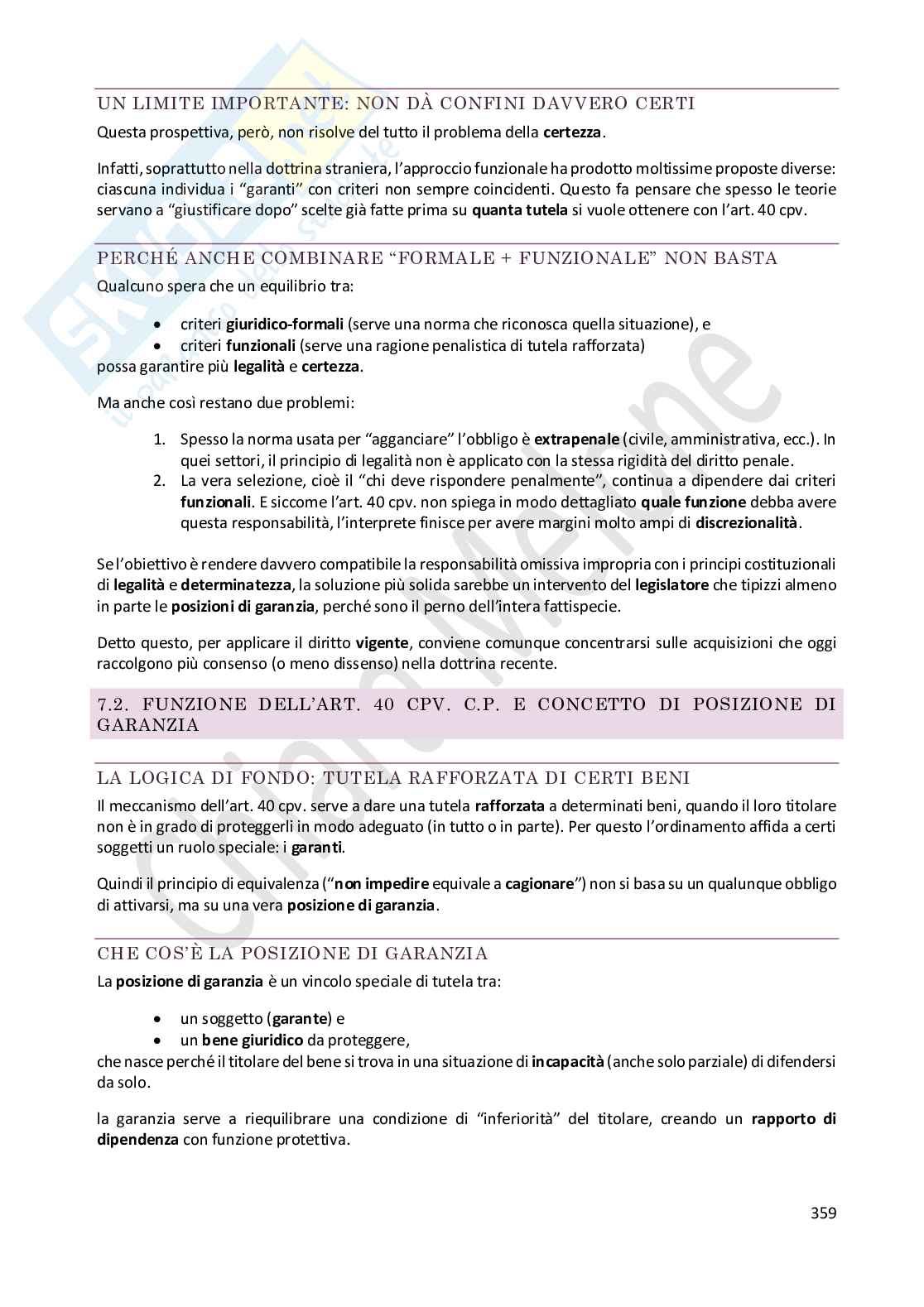 Riassunto esame Diritto penale , Prof. Castaldo Andrea, libro consigliato Diritto penale - parte generale, IX ed.a pag. 581 a 610, da pag. 619 a 667, da pag. 689 a 695, da pag. 735 a 768, Fiandaca, Musco Pag. 36