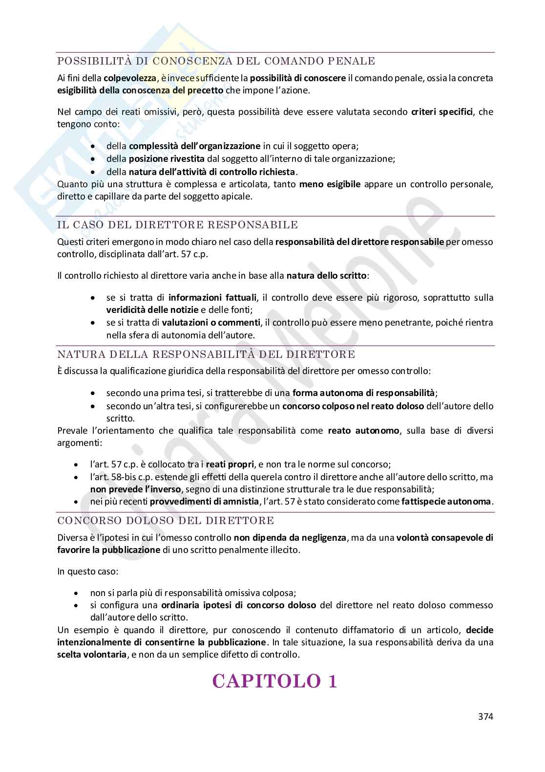 Riassunto esame Diritto penale , Prof. Castaldo Andrea, libro consigliato Diritto penale - parte generale, IX ed.a pag. 581 a 610, da pag. 619 a 667, da pag. 689 a 695, da pag. 735 a 768, Fiandaca, Musco Pag. 51