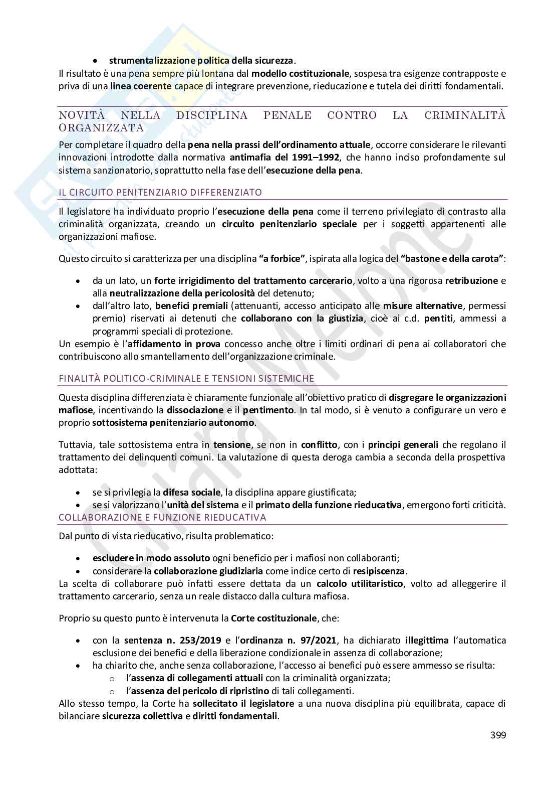 Riassunto esame Diritto penale , Prof. Castaldo Andrea, libro consigliato Diritto penale - parte generale, IX ed.a pag. 581 a 610, da pag. 619 a 667, da pag. 689 a 695, da pag. 735 a 768, Fiandaca, Musco Pag. 76