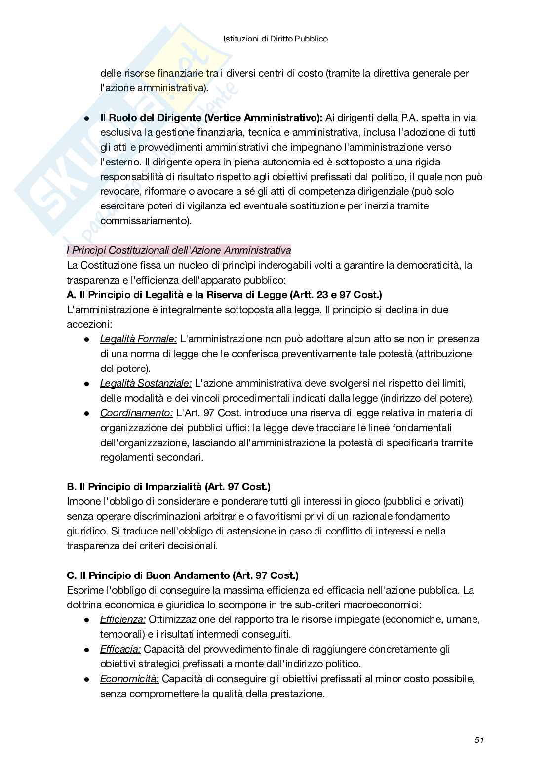 Riassunto esame Istituzioni di diritto pubblico, Prof. Macchia Marco, libro consigliato Diritto Pubblico (XXI Edizione), Bin, Pitruzzella Pag. 51