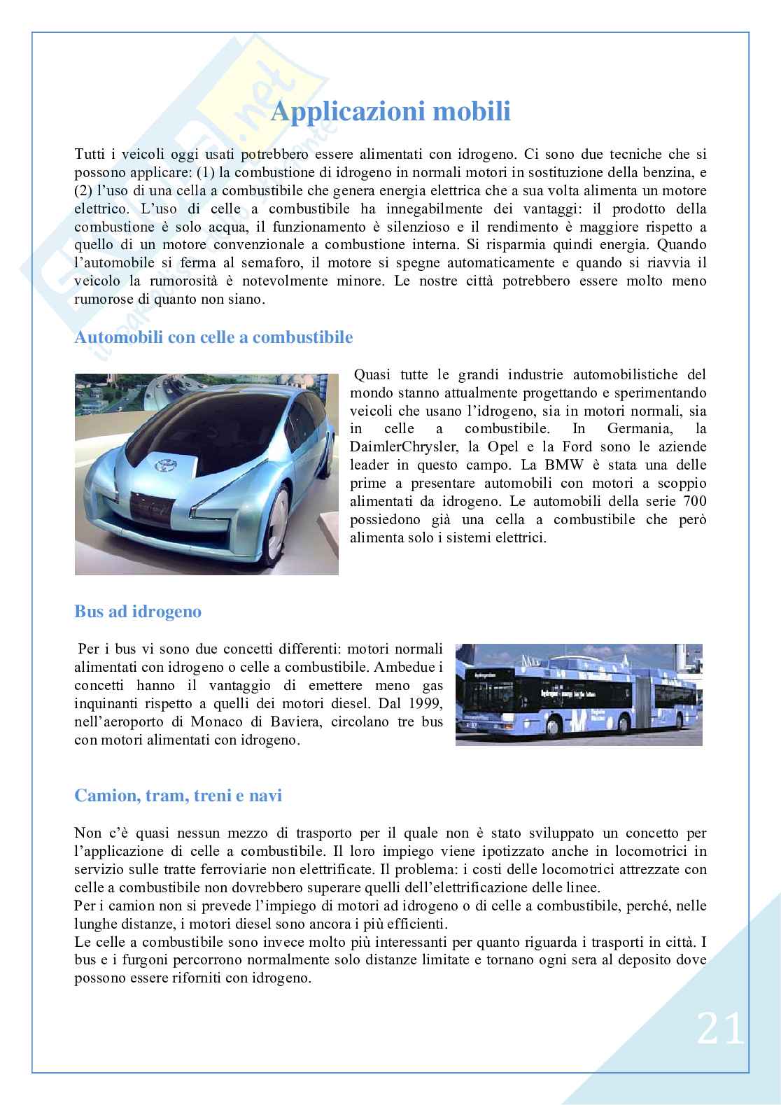 Fuel Cells: il Progetto Hychain Pag. 21