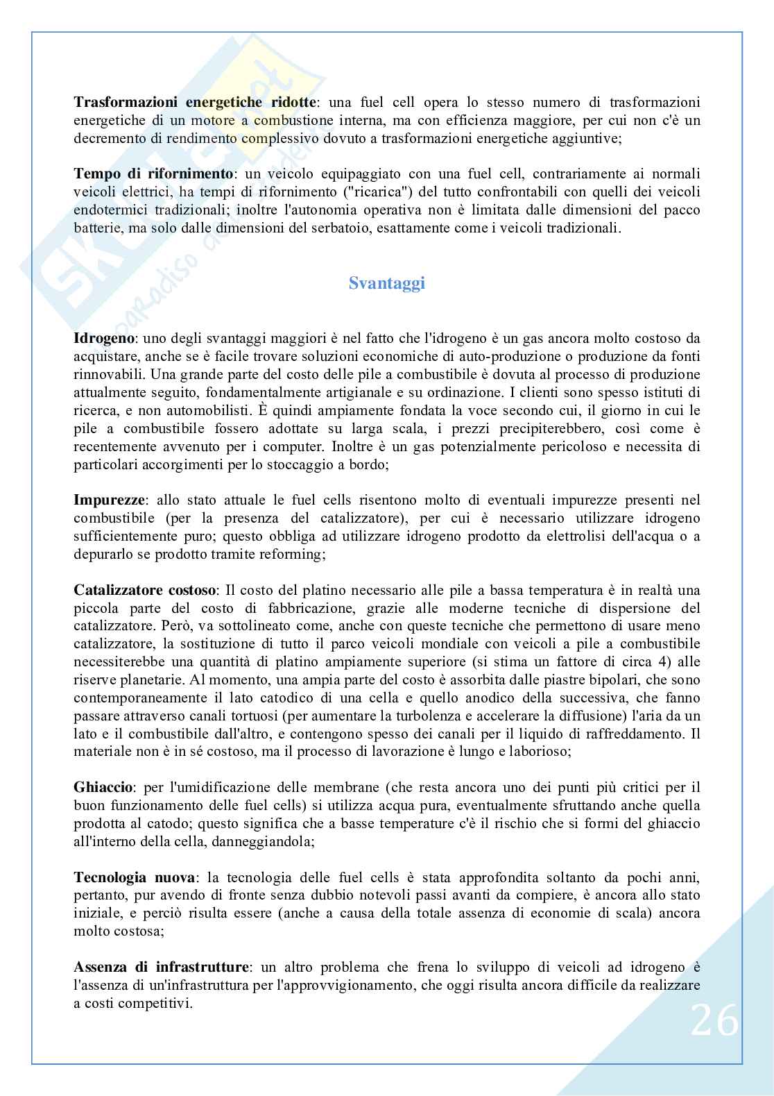 Fuel Cells: il Progetto Hychain Pag. 26