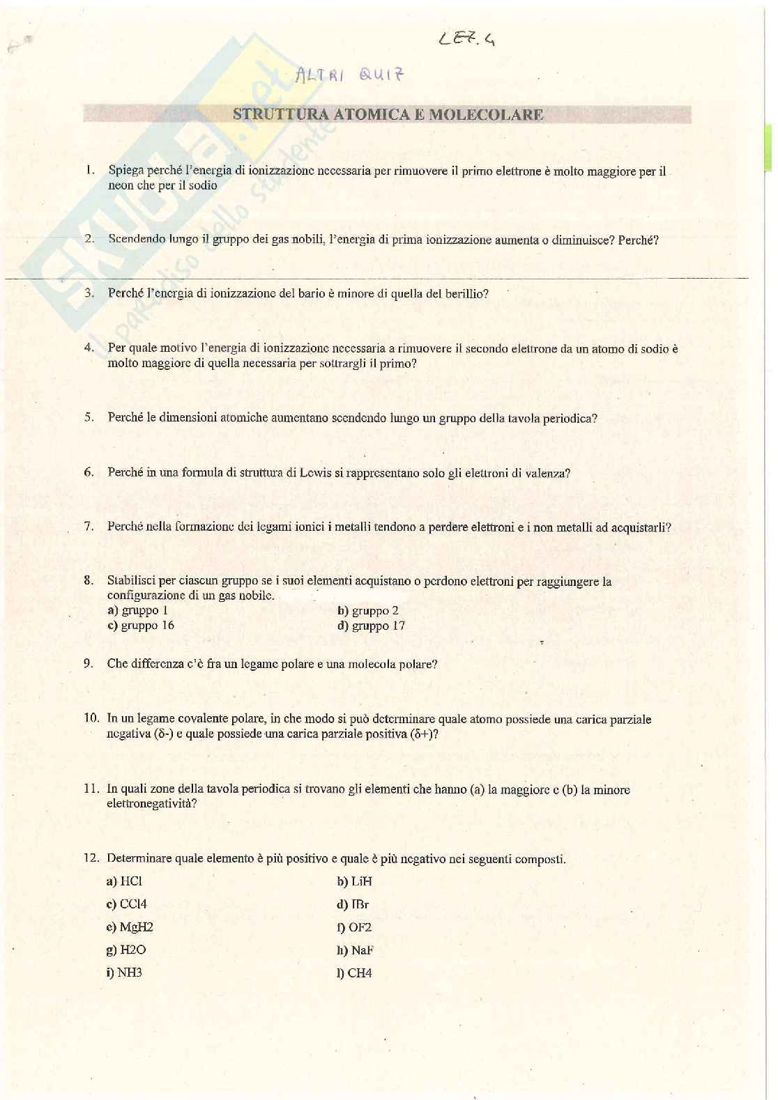 Schemi e formulario di Chimica Pag. 51