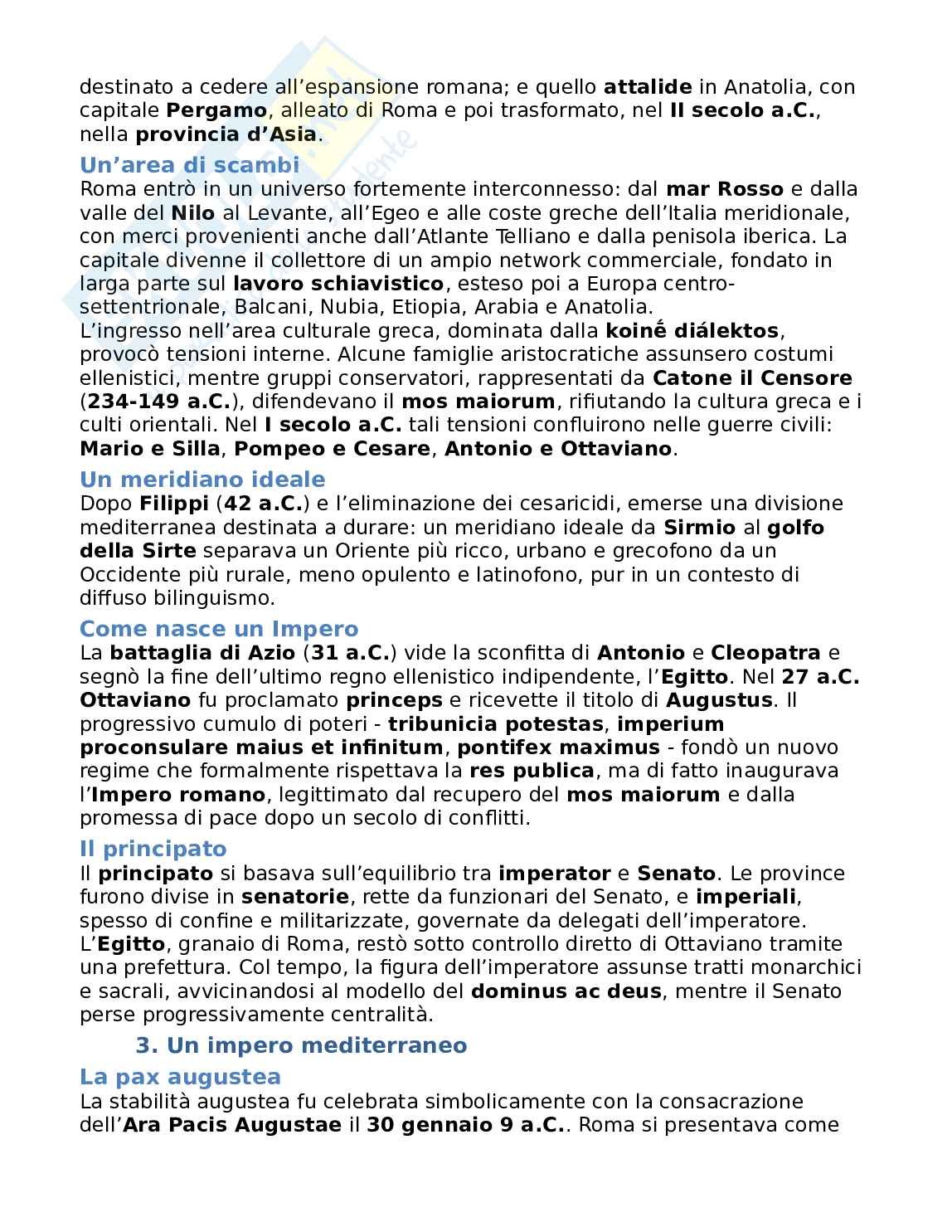 Riassunto esame Storia medievale, Prof. Musarra Antonio, libro consigliato Storia del Mediterraneo medievale, Musarra, Silanos Pag. 2