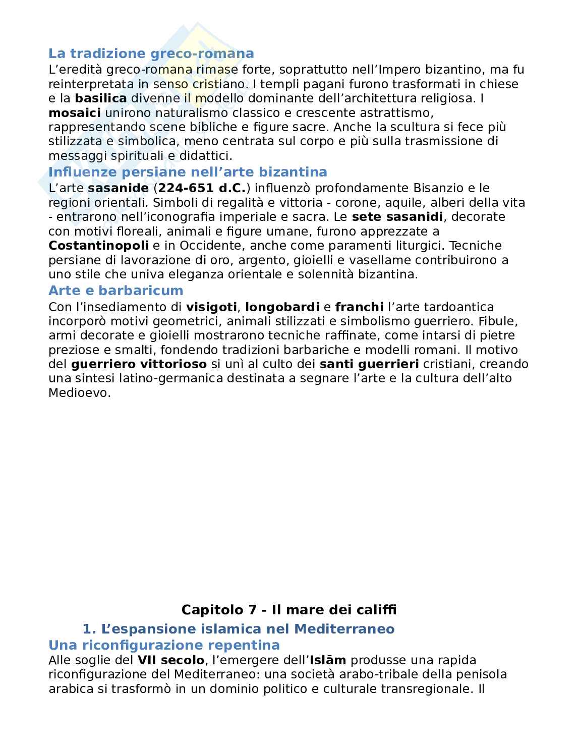 Riassunto esame Storia medievale, Prof. Musarra Antonio, libro consigliato Storia del Mediterraneo medievale, Musarra, Silanos Pag. 26