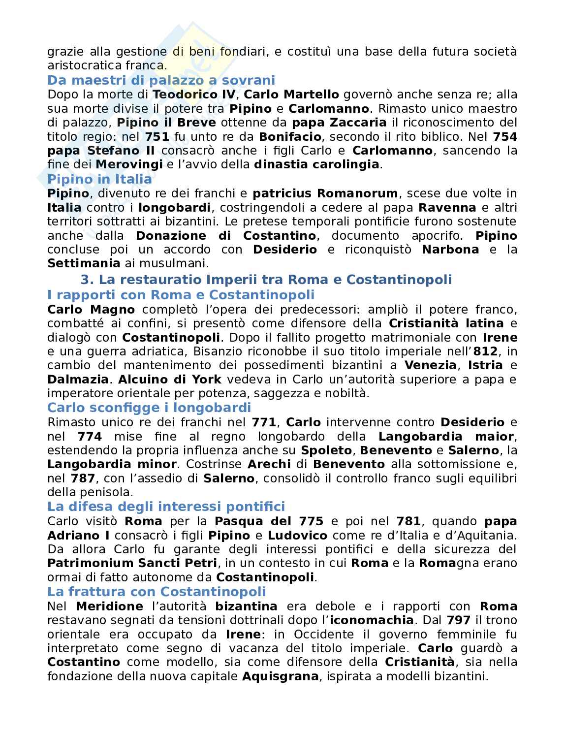 Riassunto esame Storia medievale, Prof. Musarra Antonio, libro consigliato Storia del Mediterraneo medievale, Musarra, Silanos Pag. 36