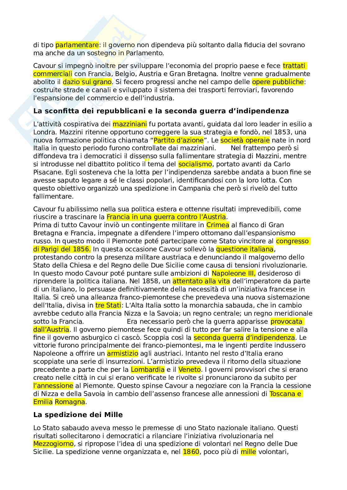 Storia contemporanea - Appunti  Pag. 31