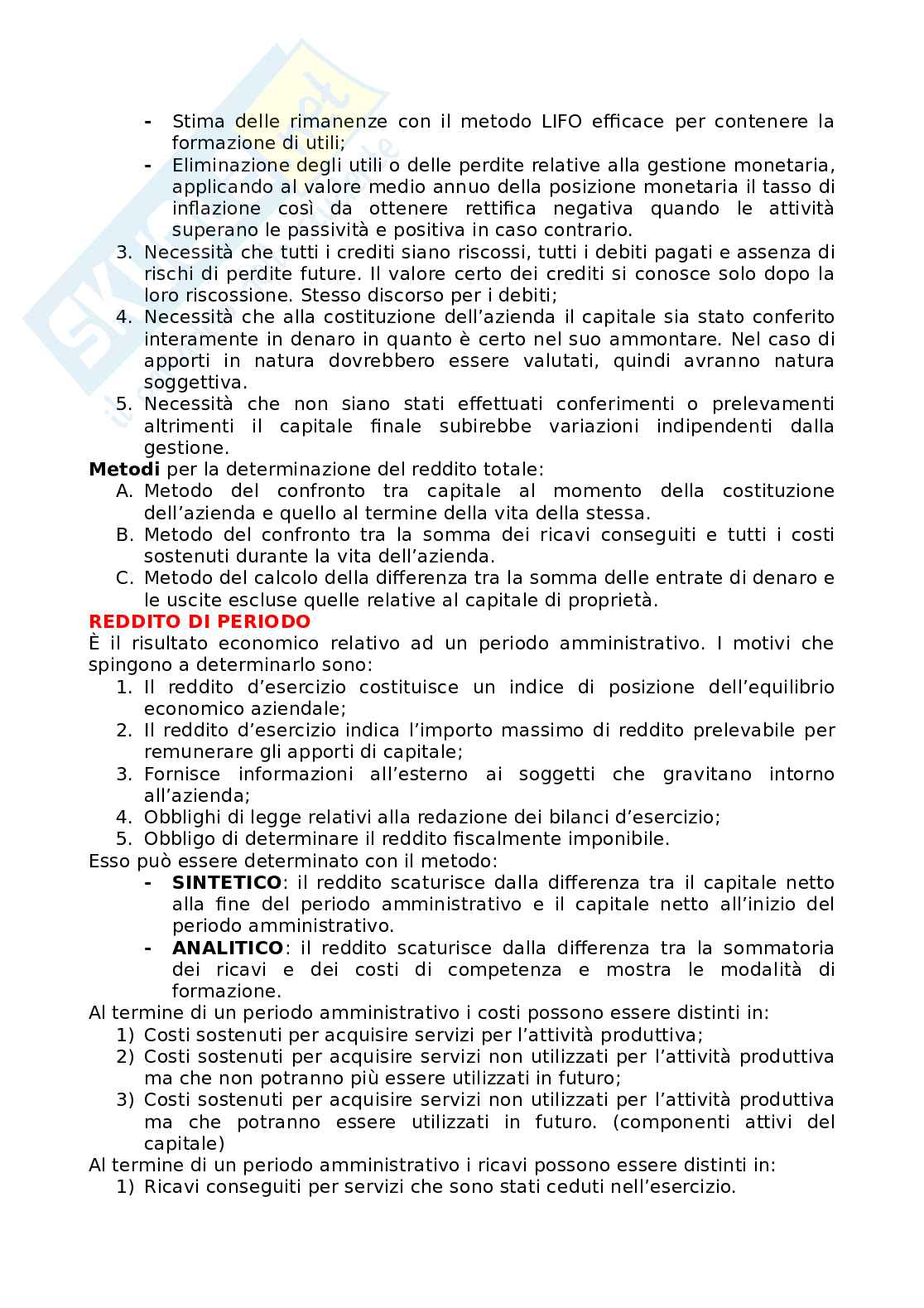 Riassunti Teoria Economia aziendale I Pag. 21