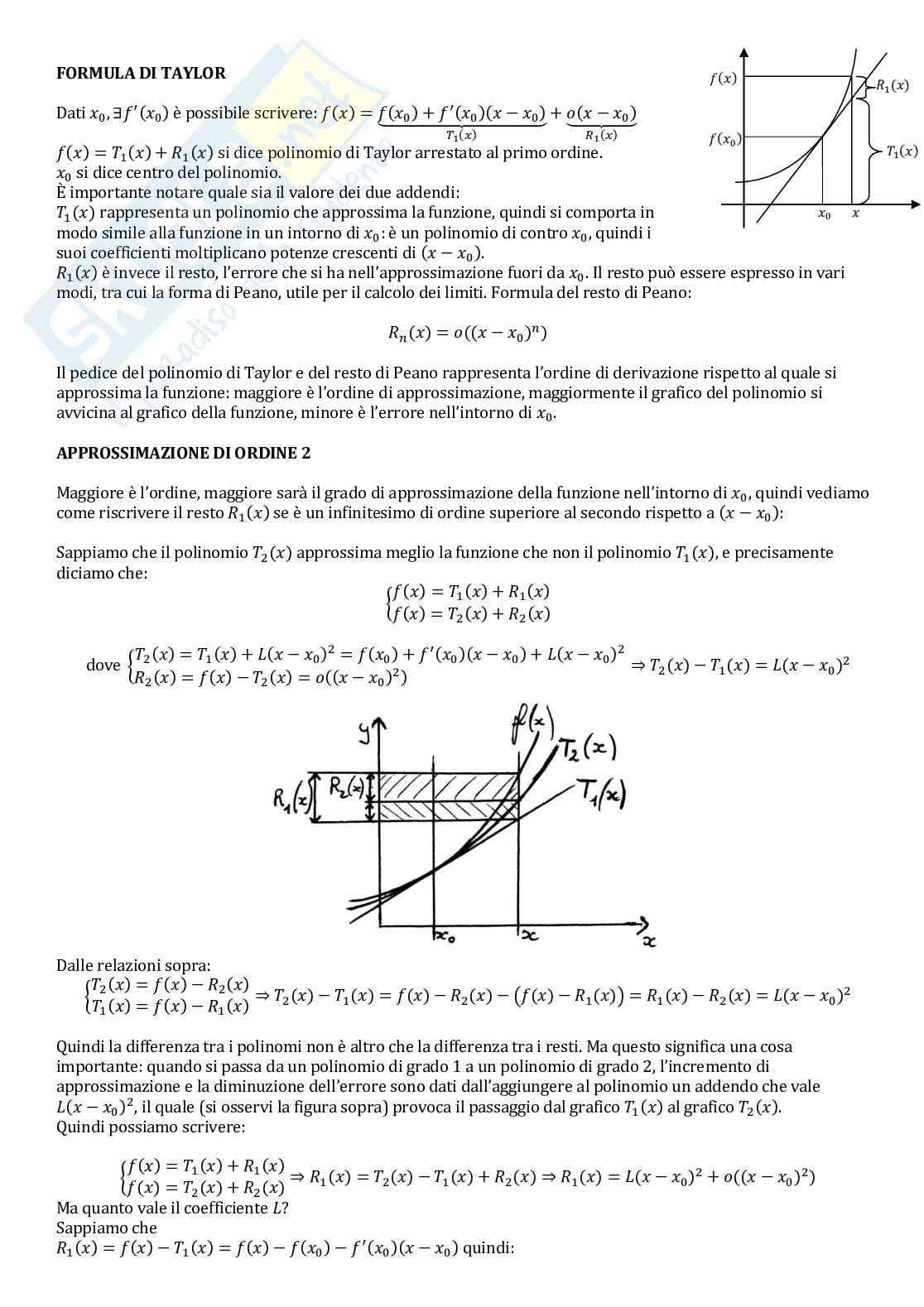 Analisi I - Riassunto completo + Geometria Pag. 51
