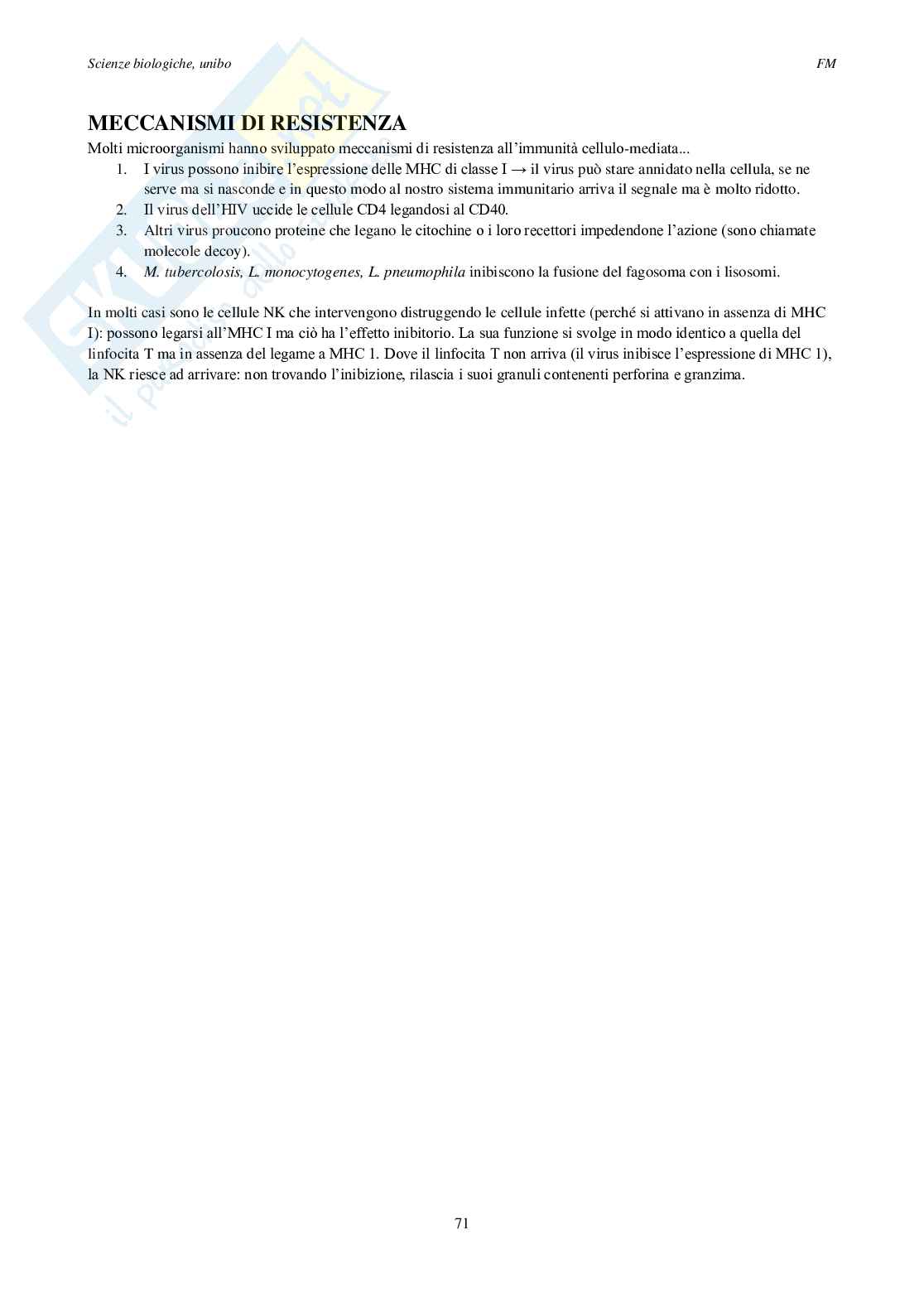 Appunti Immunologia Pag. 71