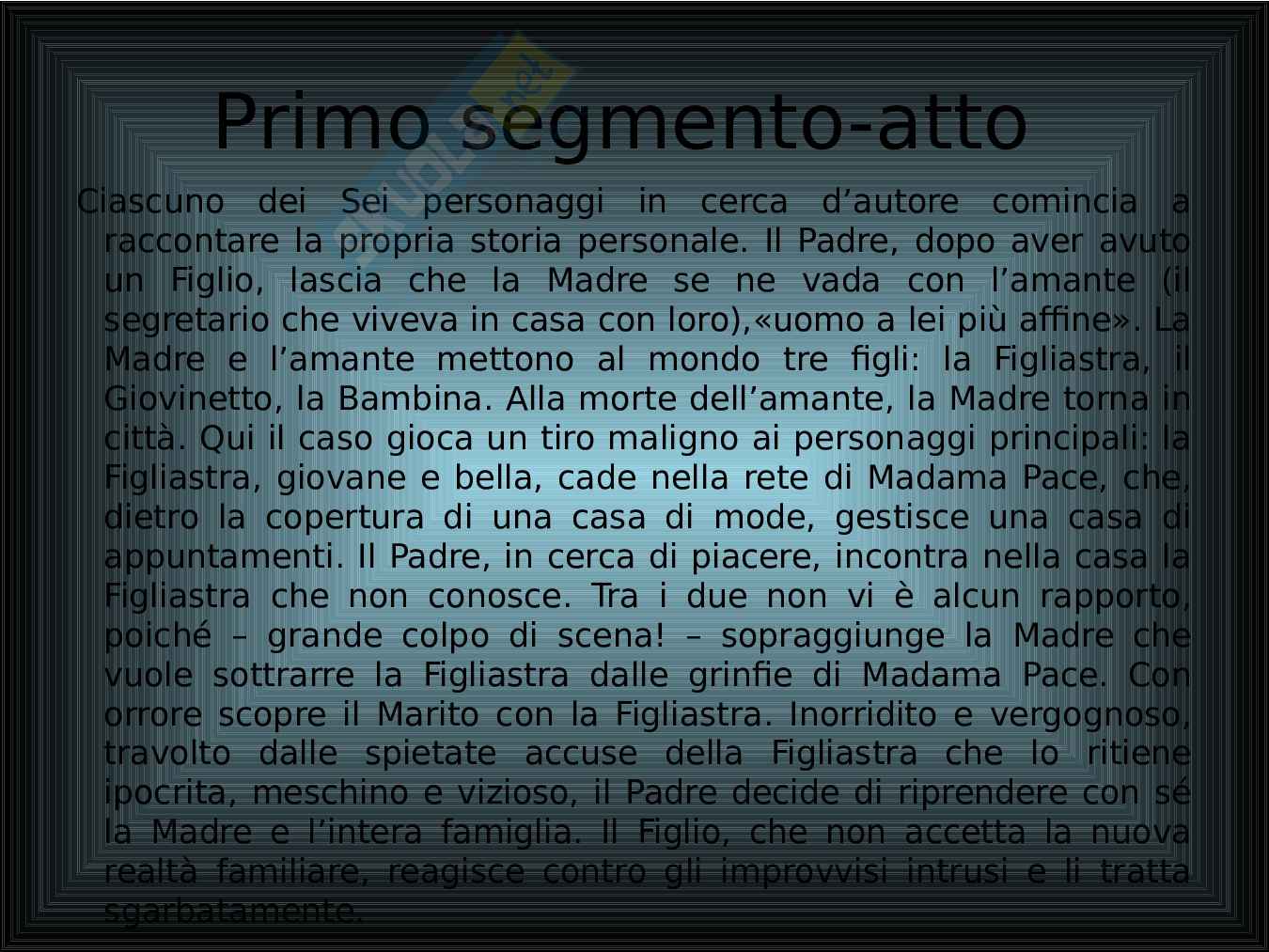 Teatro pirandelliano Pag. 16