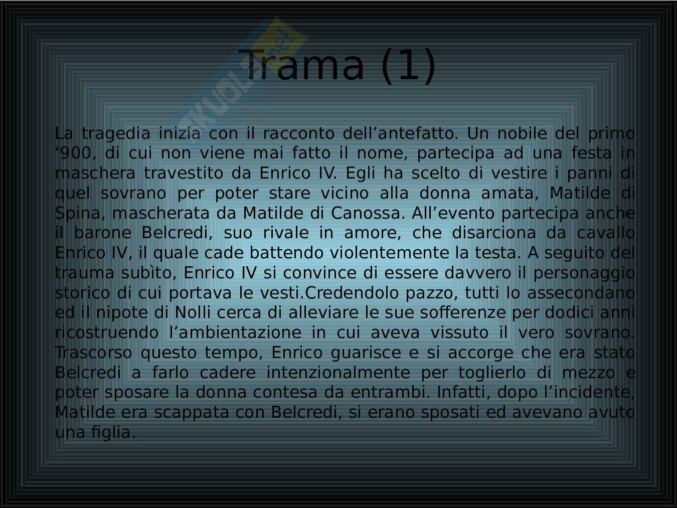 Teatro pirandelliano Pag. 31