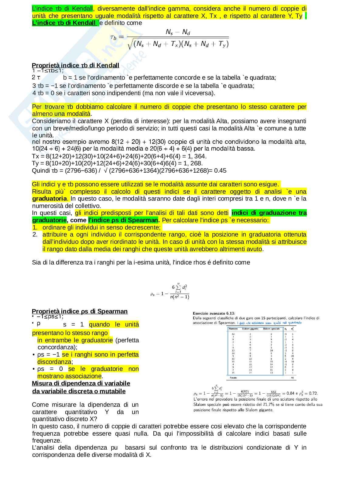 Statistica - Argomento numero 6 Pag. 6