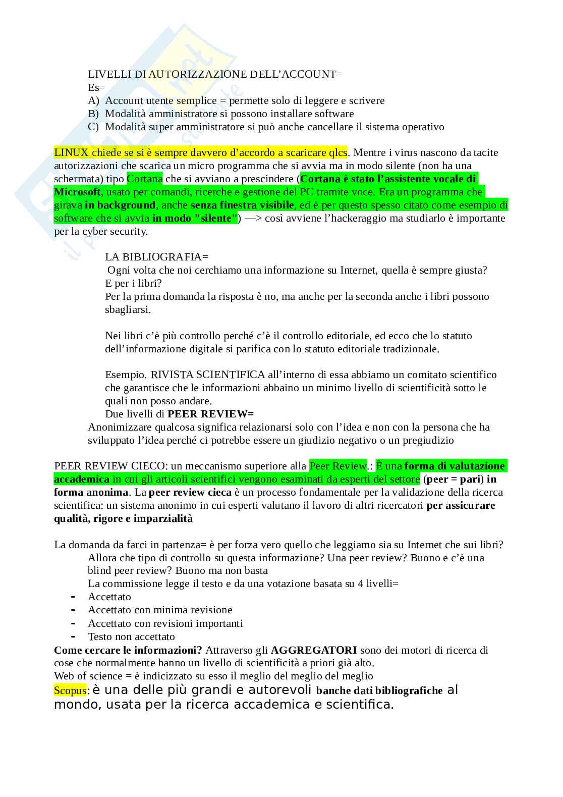Appunti lezioni Abilità informatiche  Pag. 21