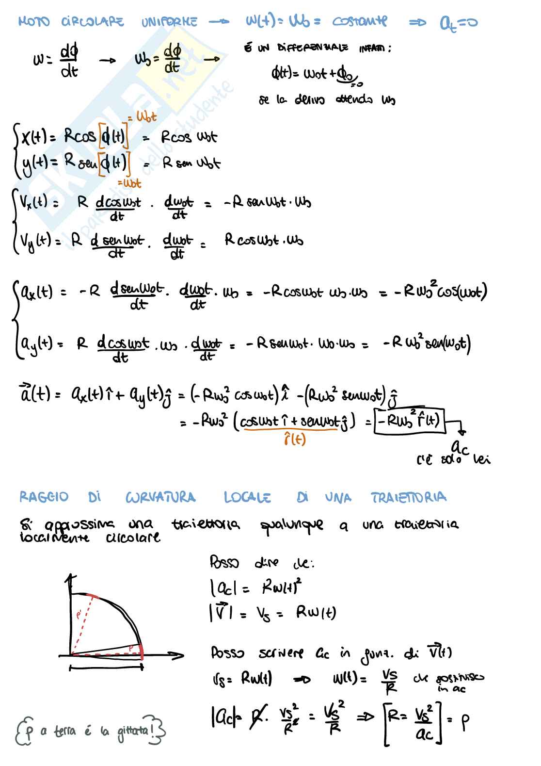 Appunti di Fisica generale - cinematica Pag. 26