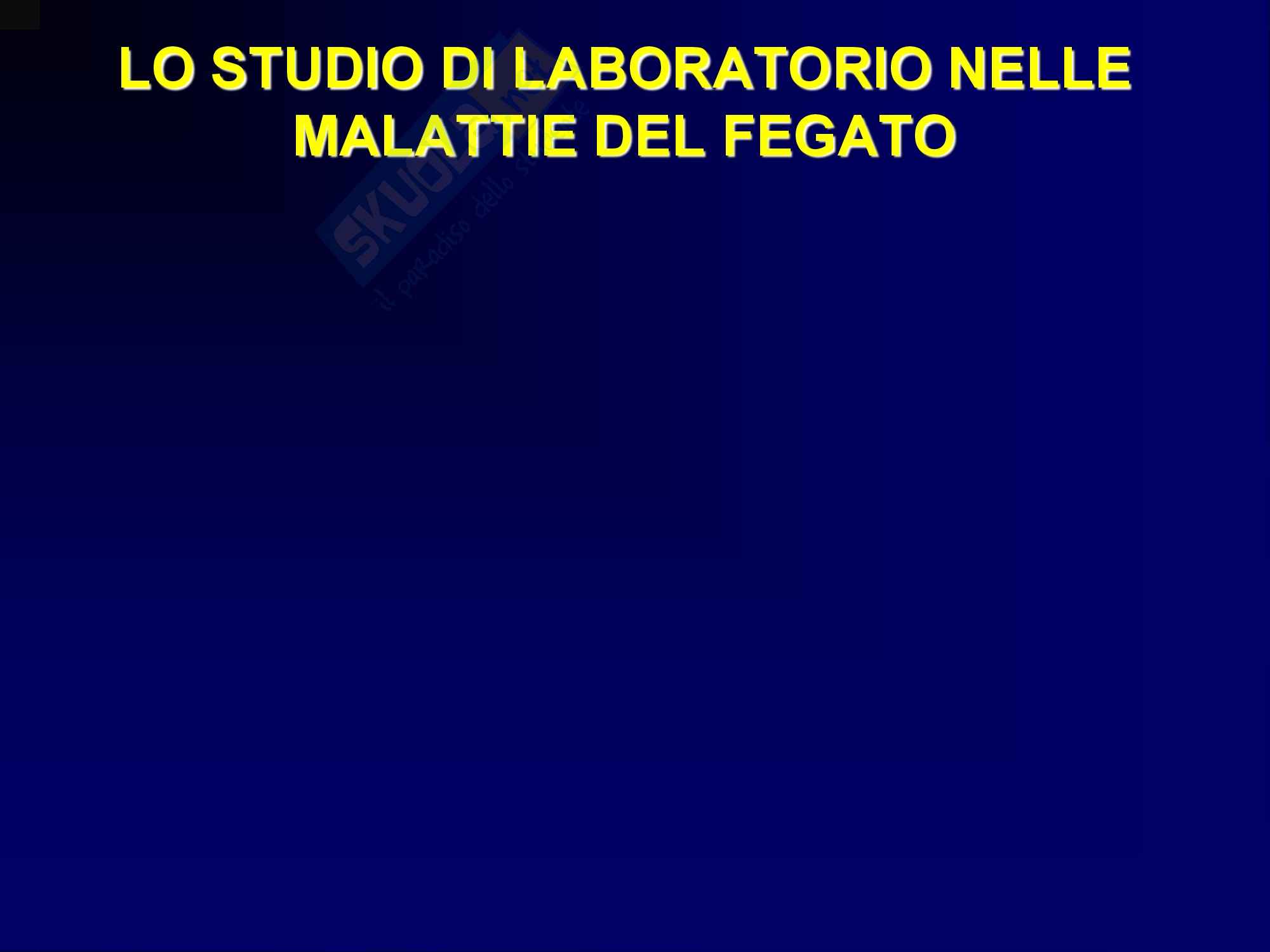 Metodologia clinica: Malattie del fegato Pag. 1