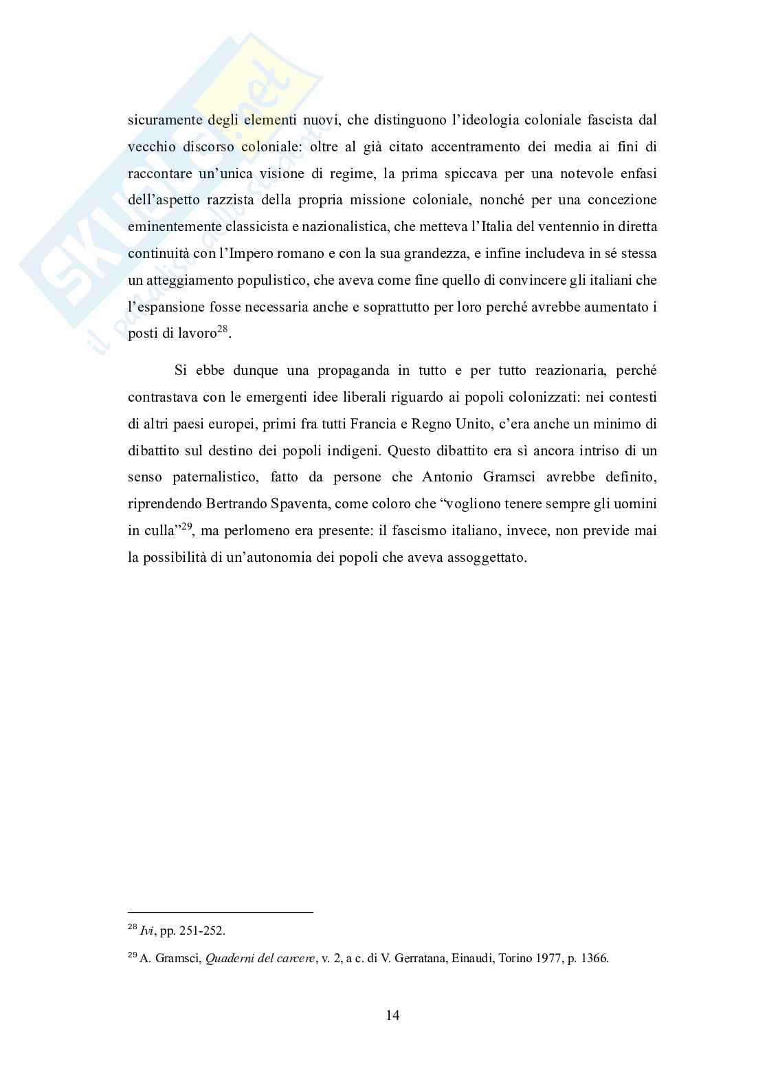 Colonialismo e decolonizzazione: l'occupazione italiana d'Etiopia Pag. 16