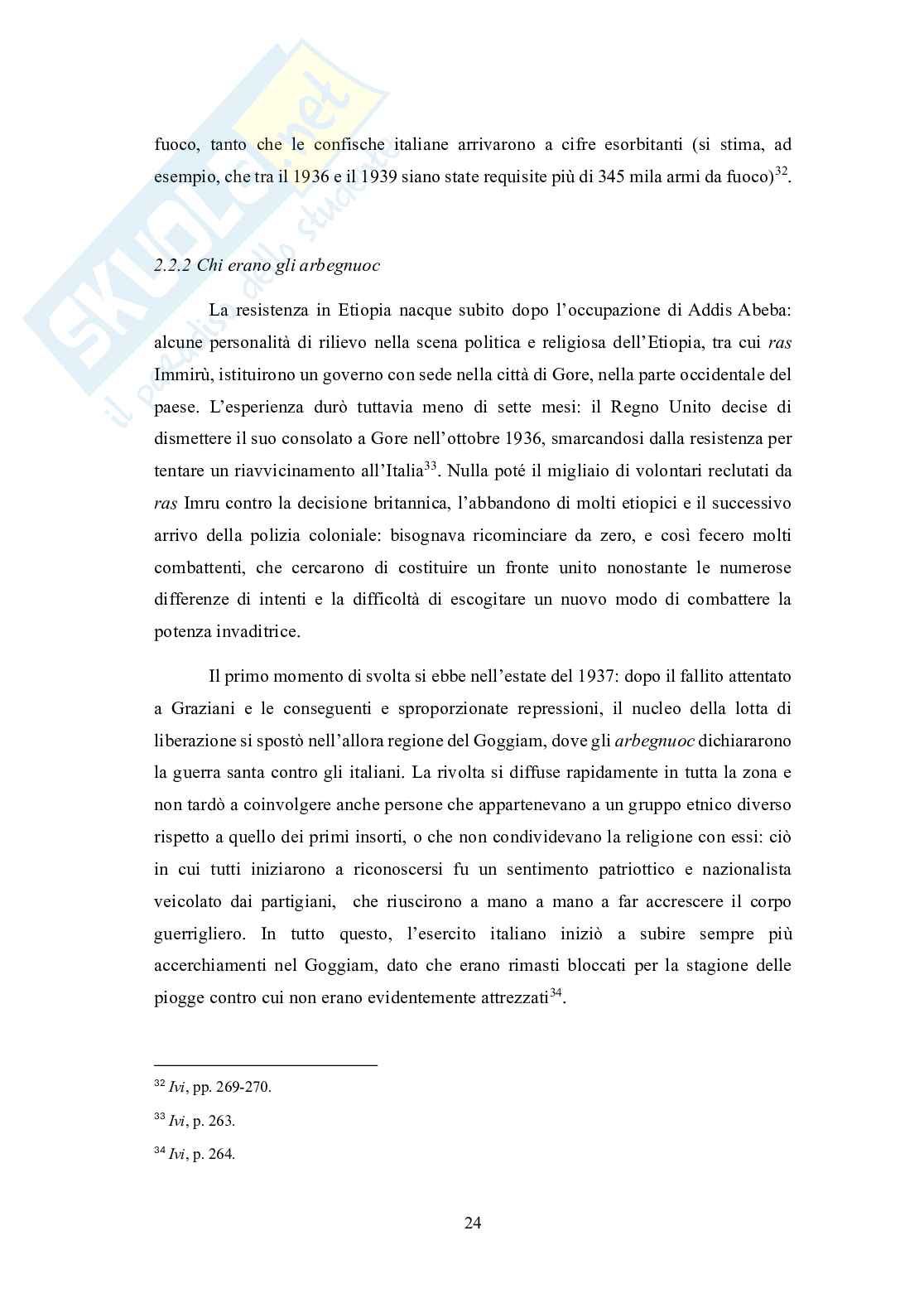 Colonialismo e decolonizzazione: l'occupazione italiana d'Etiopia Pag. 26