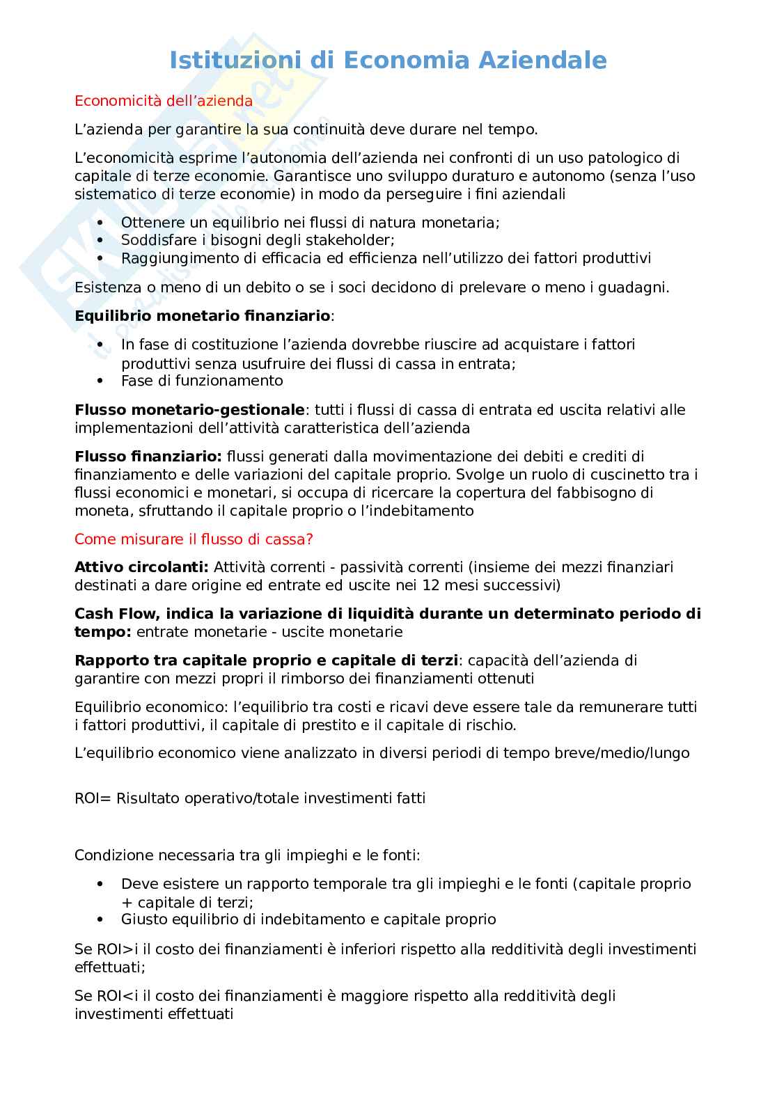 Economia aziendale Pag. 16