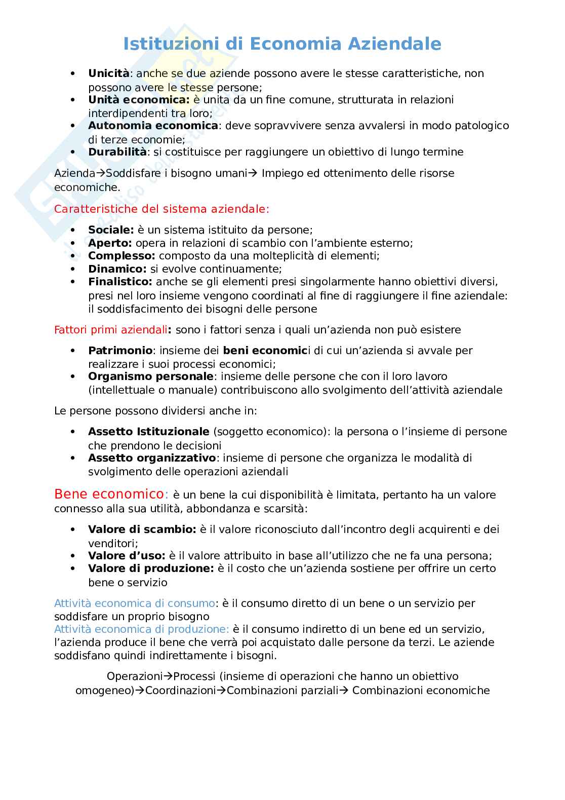 Economia aziendale Pag. 2