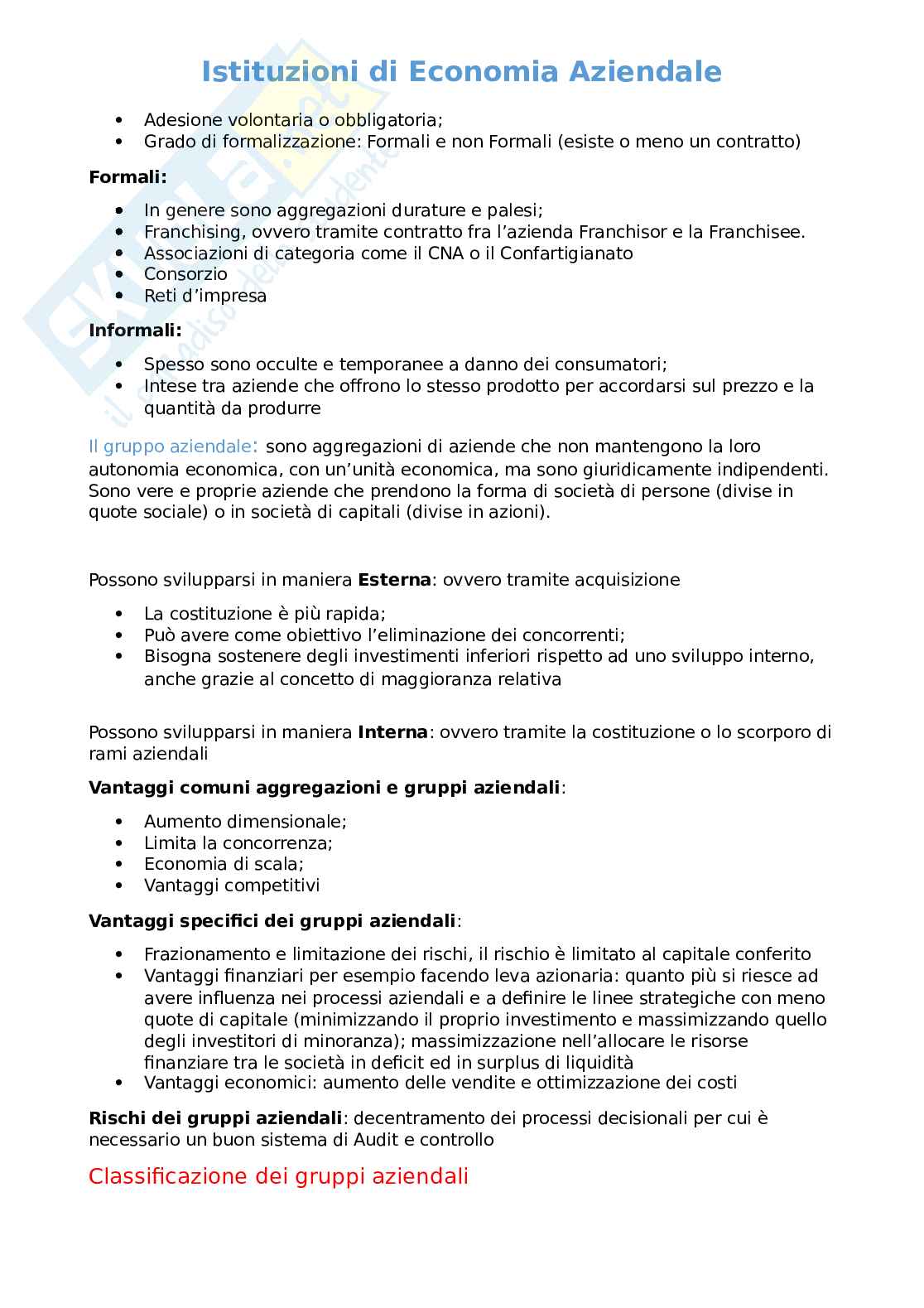 Economia aziendale Pag. 6