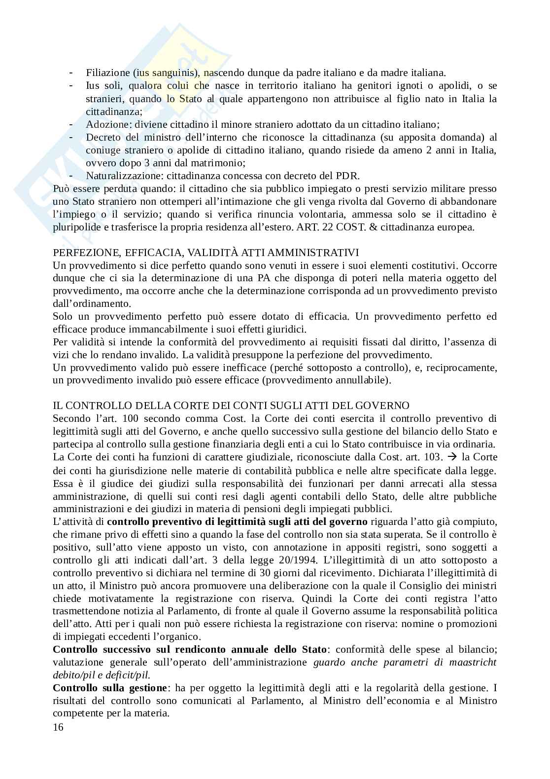 Domande con risposte più frequenti all’esame di Diritto pubblico Pag. 16