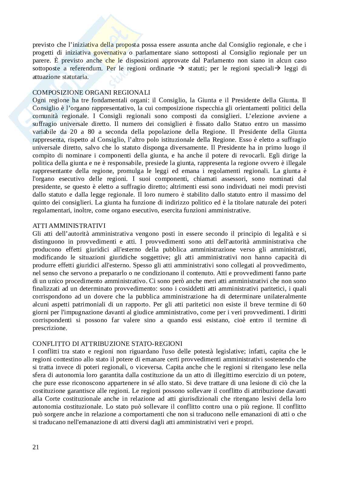 Domande con risposte più frequenti all’esame di Diritto pubblico Pag. 21