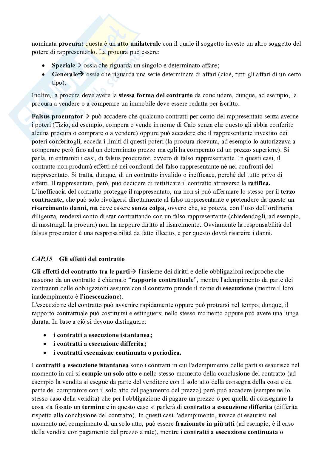 Riassunto esame Istituzioni di diritto privato, Prof. Marucci Barbara, libro consigliato Istituzioni di diritto privato , Francesco Galgano Pag. 41