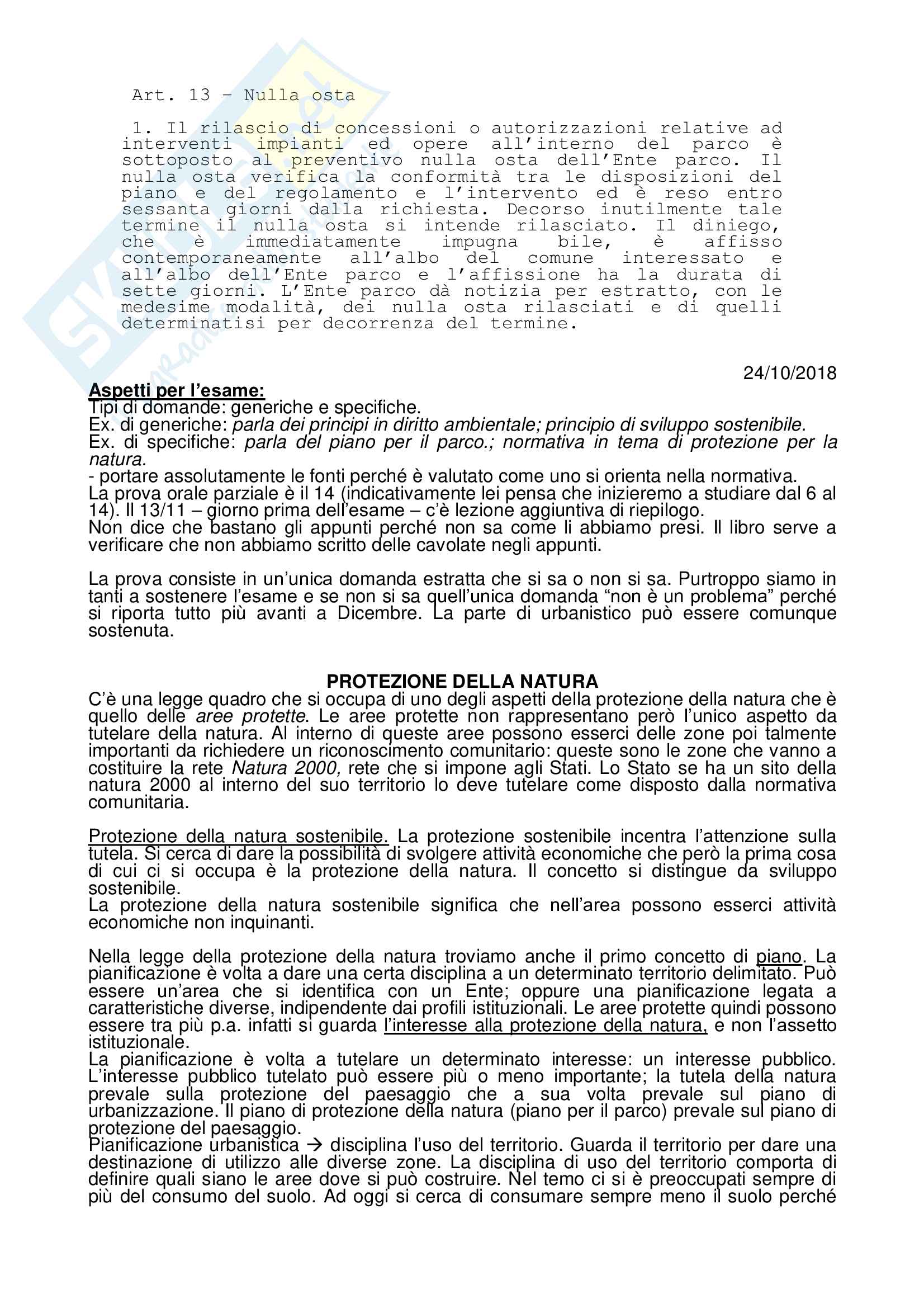 Appunti diritto dell'ambiente e urbanistico completi Pag. 31
