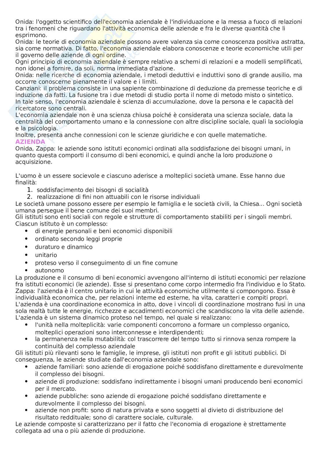 Appunti Economia aziendale Pag. 2